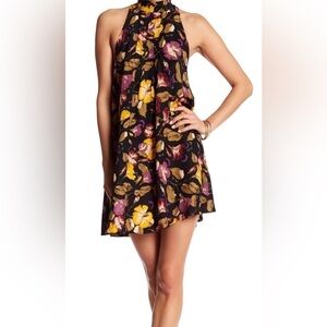 NWOT - Free People Beaux High Neck Mini Dress - Size S